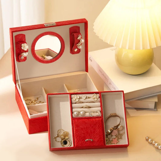 Jewelry Box | TAVIRA - Red