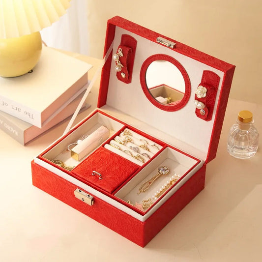 Jewelry Box | TAVIRA - Red