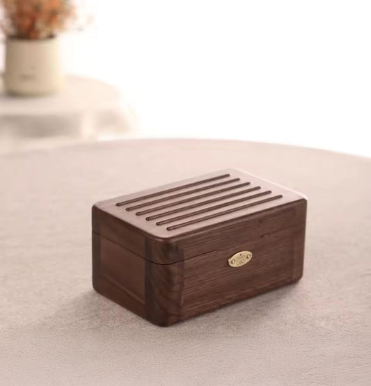 Music Jewelry Box | PORTO - Walnut